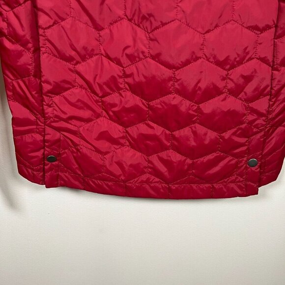 Dover Saddlery Cecilia Jacket Size Small Red Equestrian Quilted Water Resistant - Picture 11 of 13